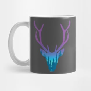 Deer Head Illustration Mug